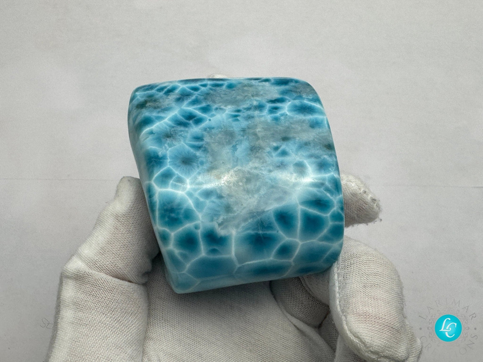 Larimar stone, large Larimar Cabochon top quality decor