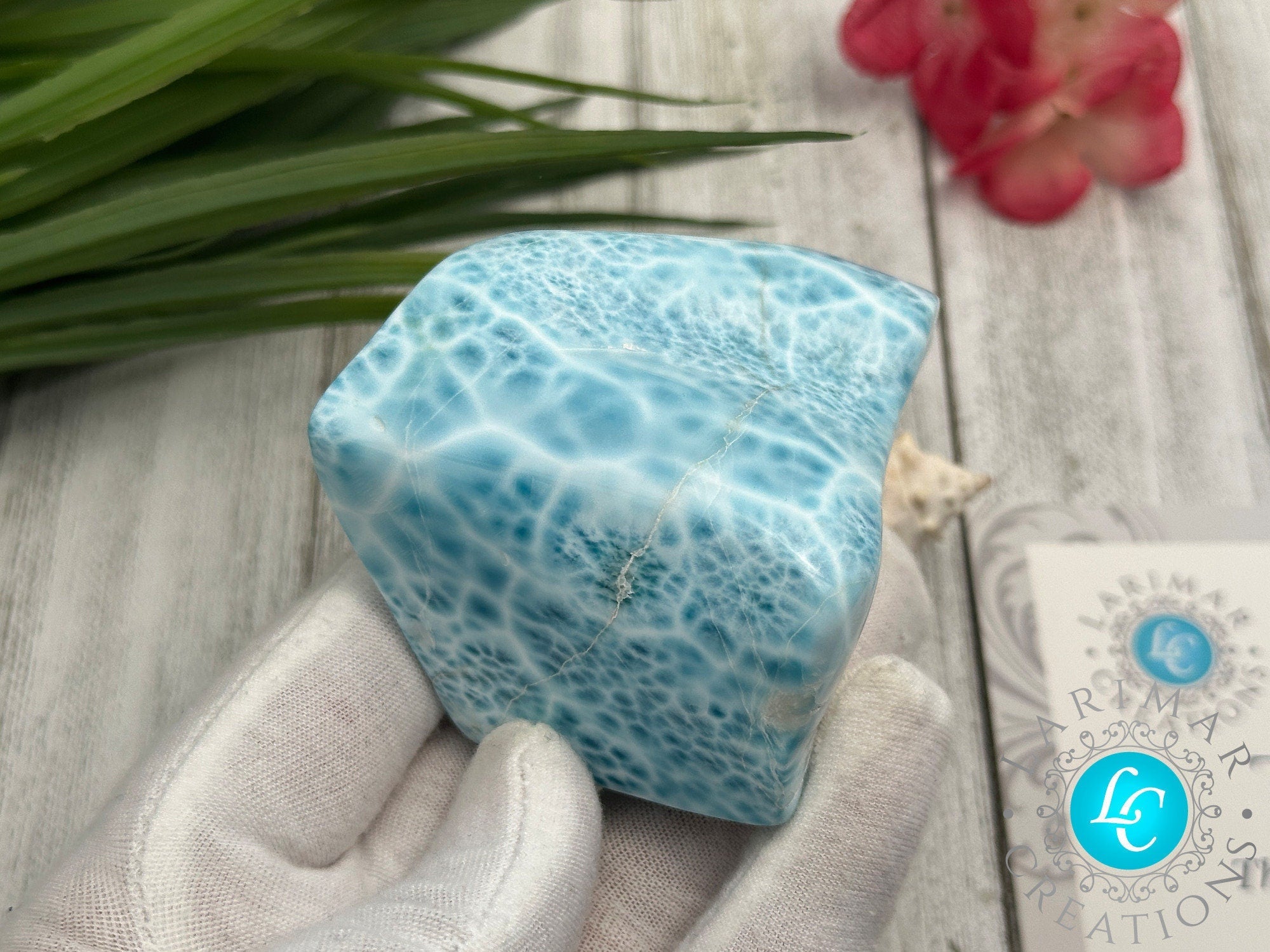 Larimar Cabochon Collector&#39;s - Larimar Creations
