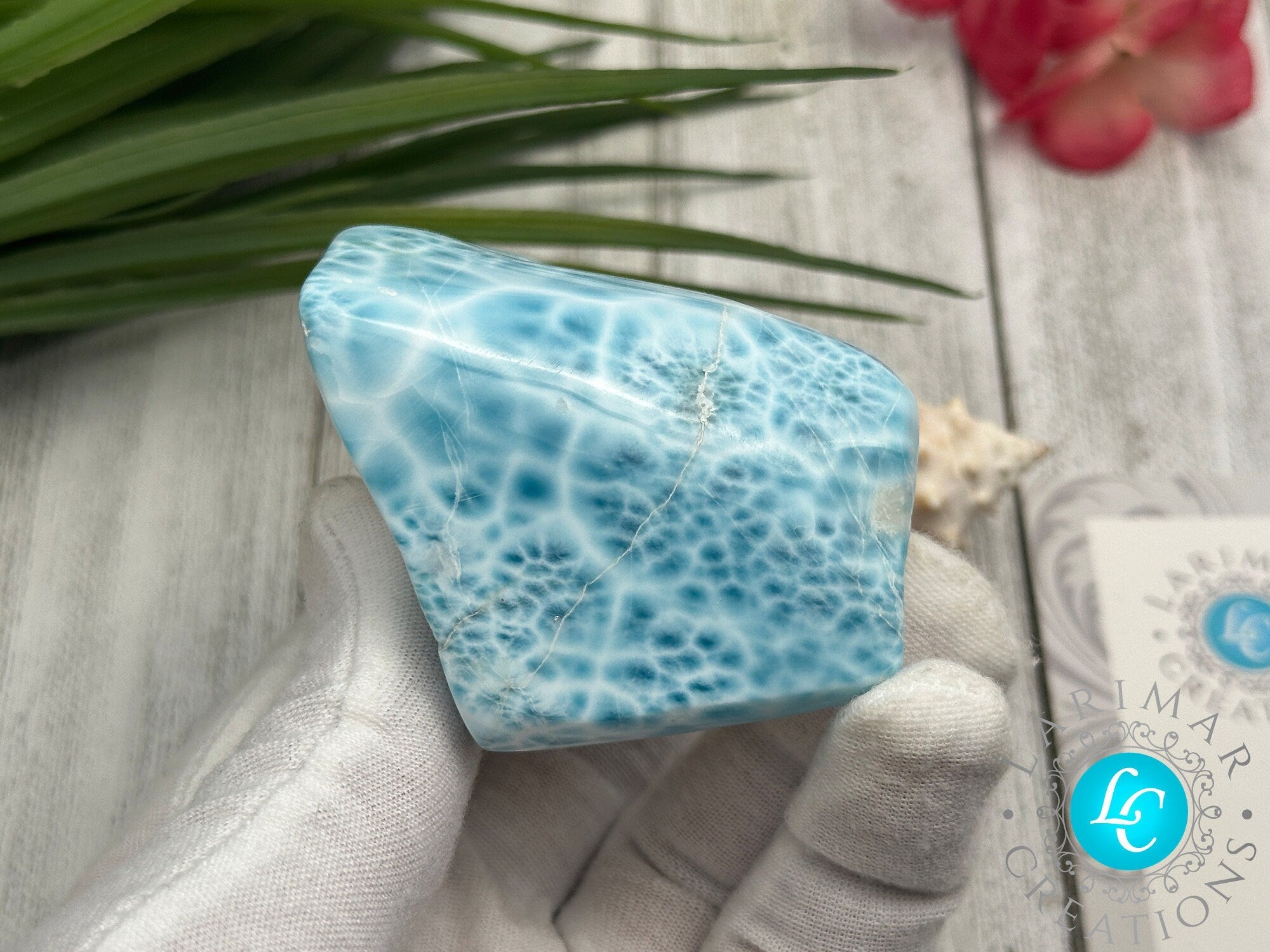 Larimar Cabochon Collector&#39;s - Larimar Creations