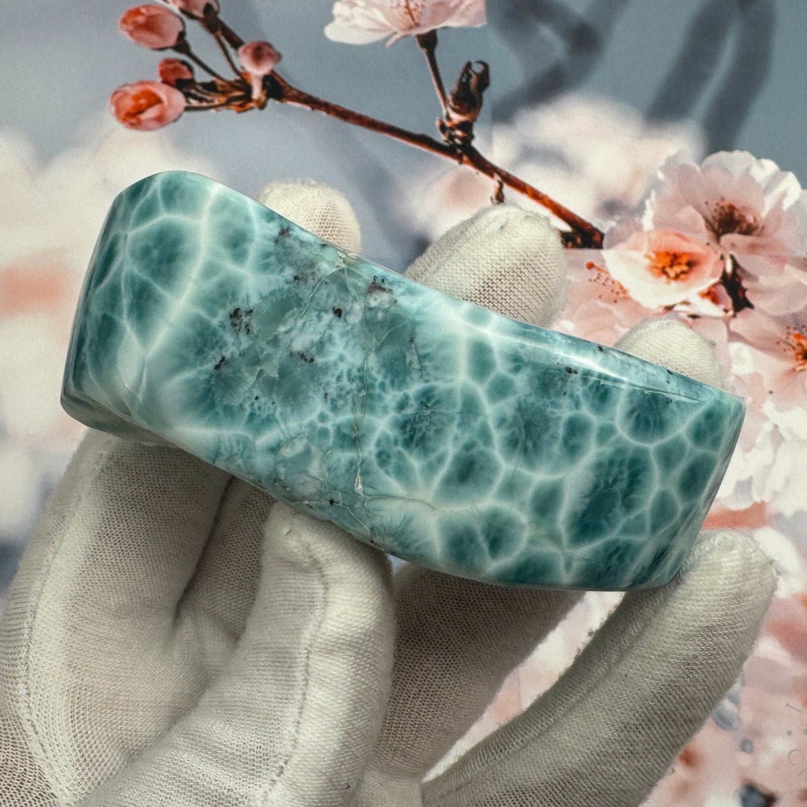 Larimar Cabochon Gemstone - Larimar Creations