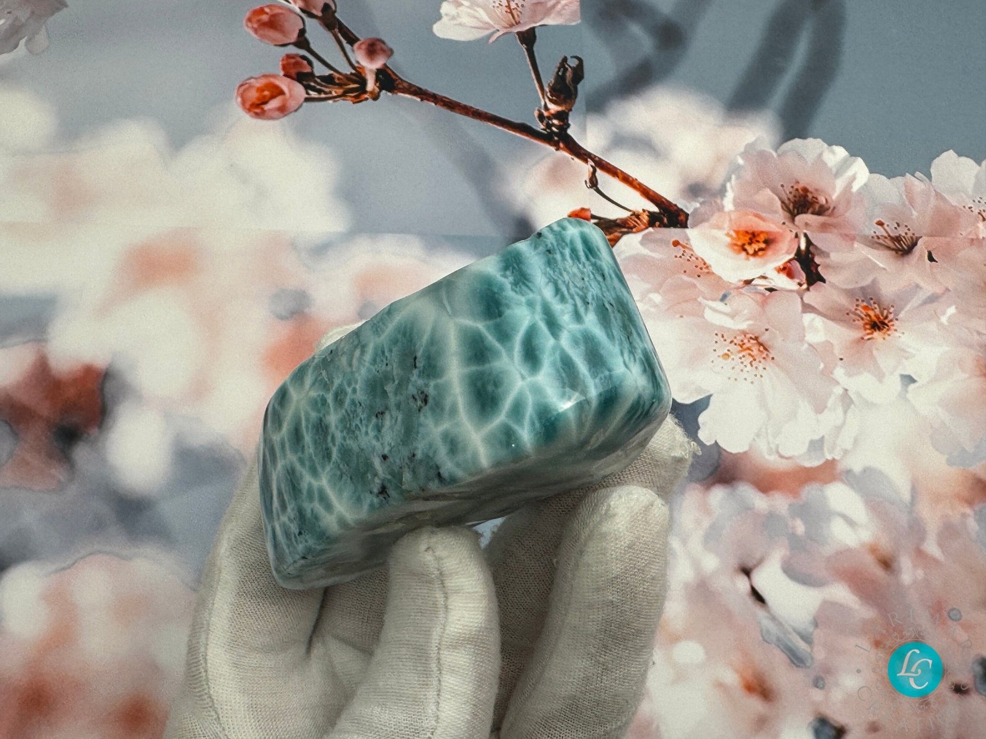 Larimar Cabochon Gemstone - Larimar Creations