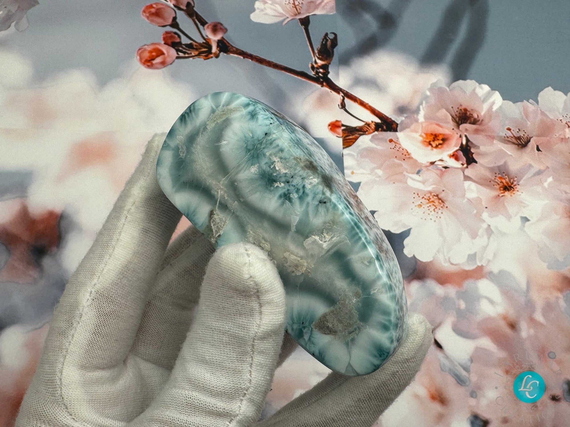 Larimar Cabochon Gemstone - Larimar Creations