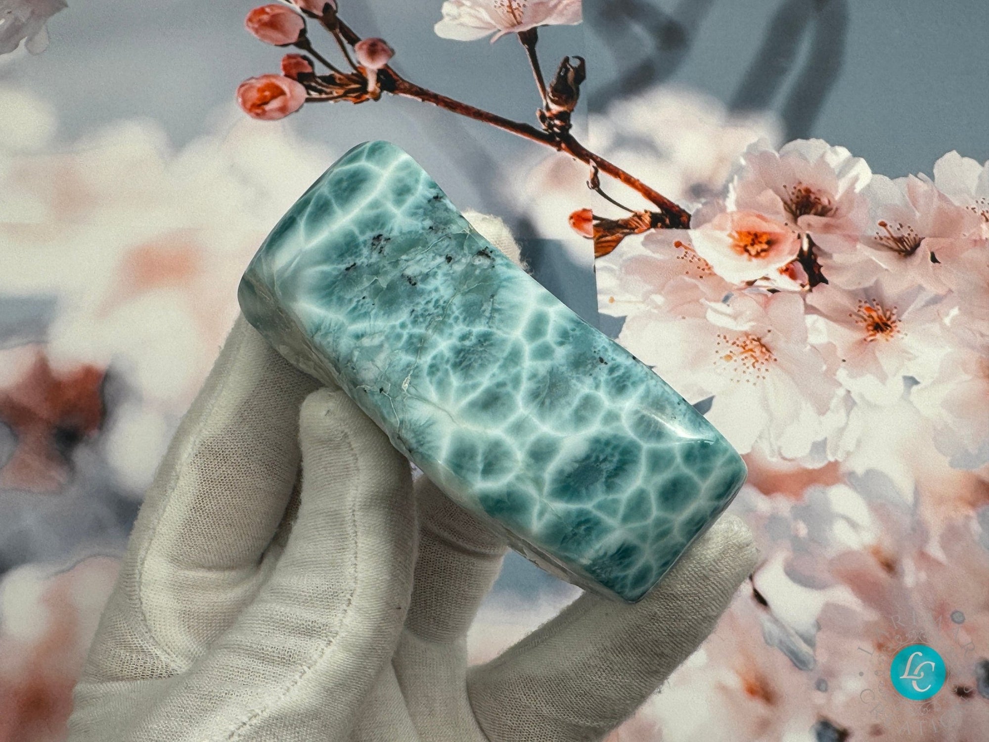 Larimar Cabochon Gemstone - Larimar Creations