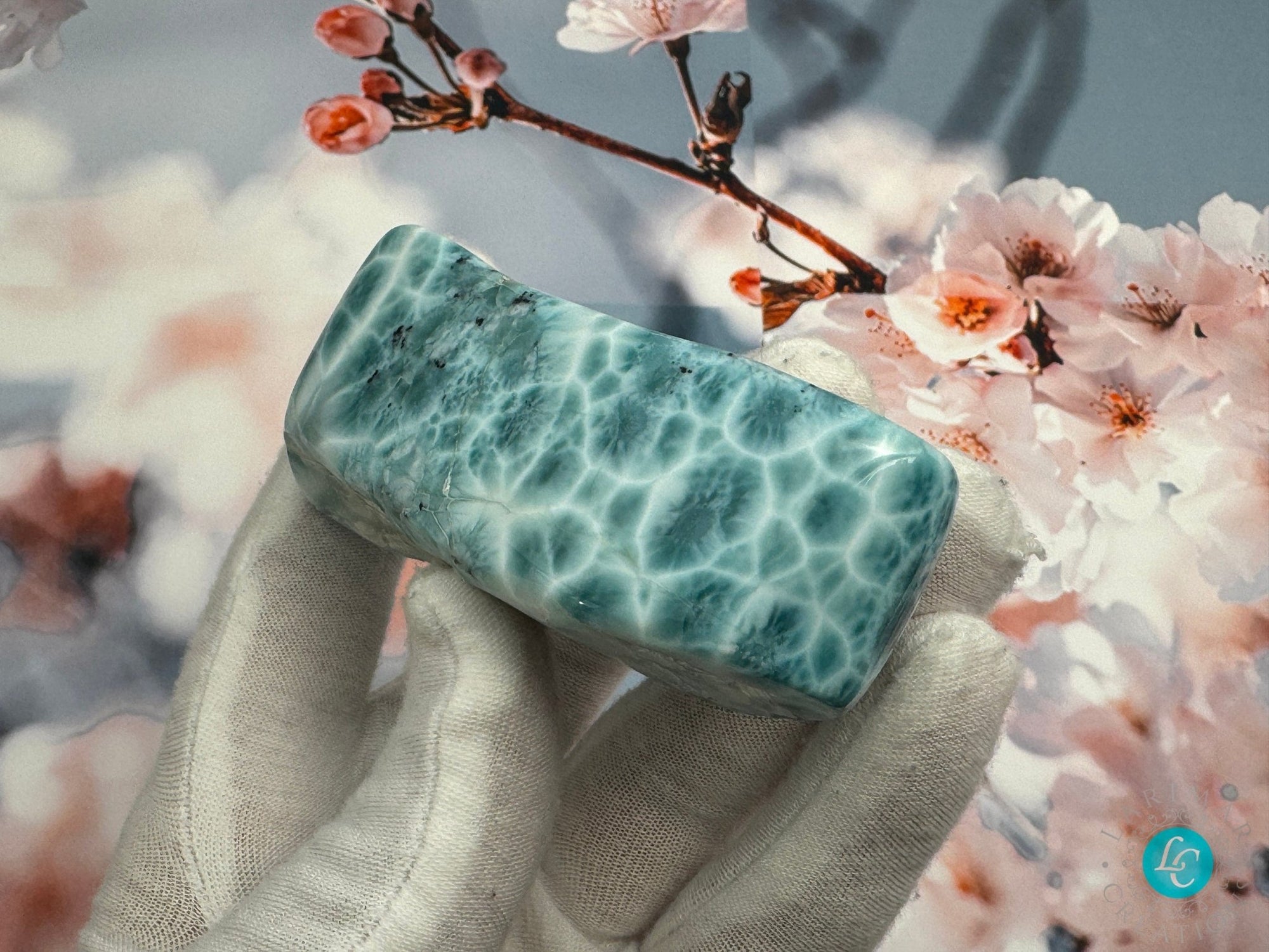 Larimar Cabochon Gemstone - Larimar Creations