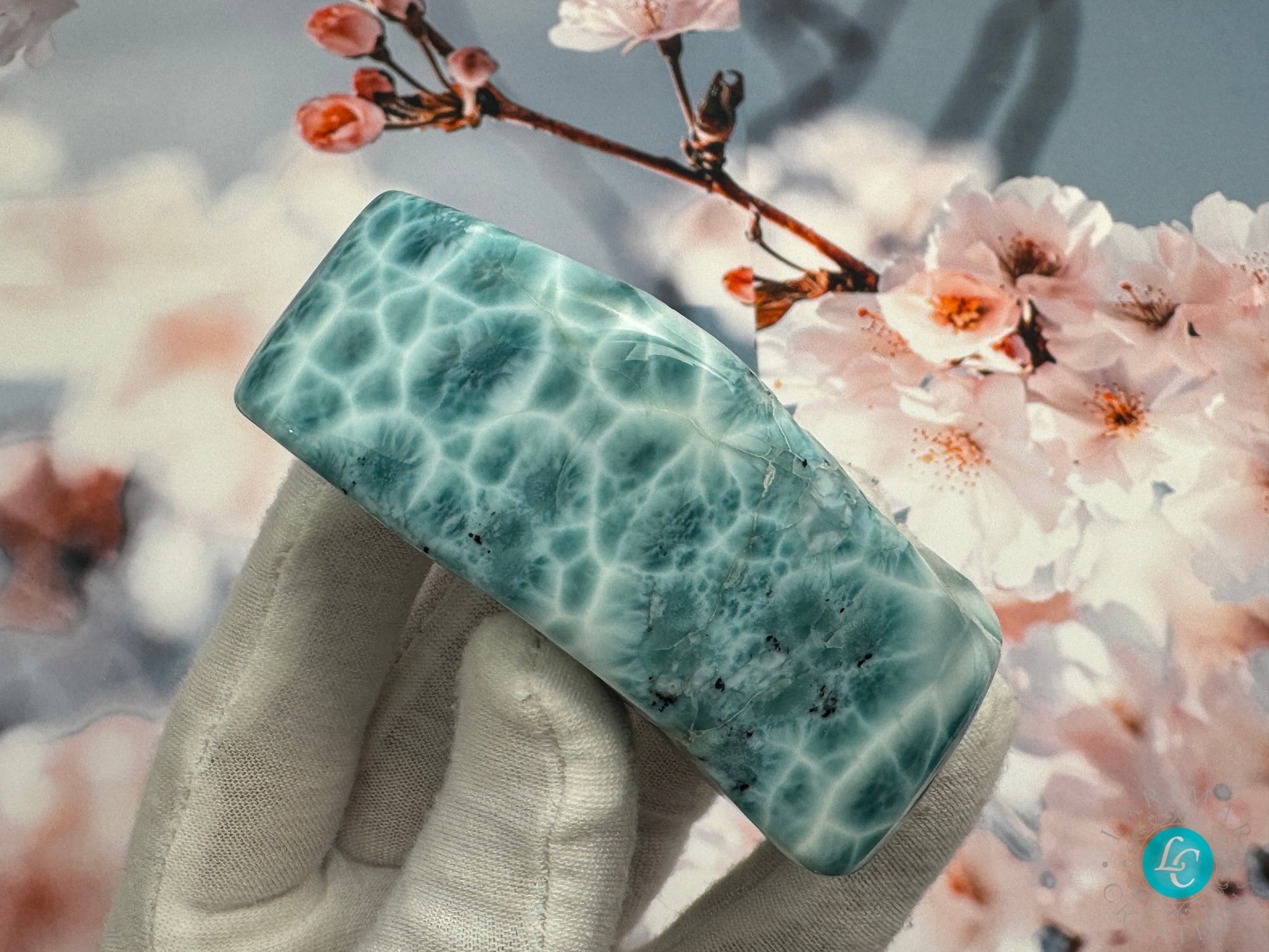 Larimar Cabochon Gemstone - Larimar Creations