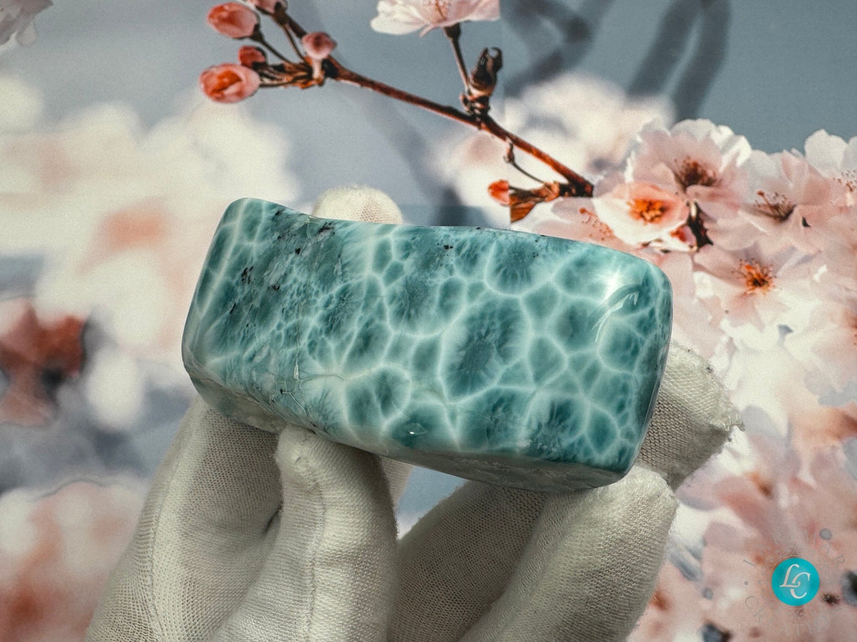 Larimar Cabochon Gemstone - Larimar Creations
