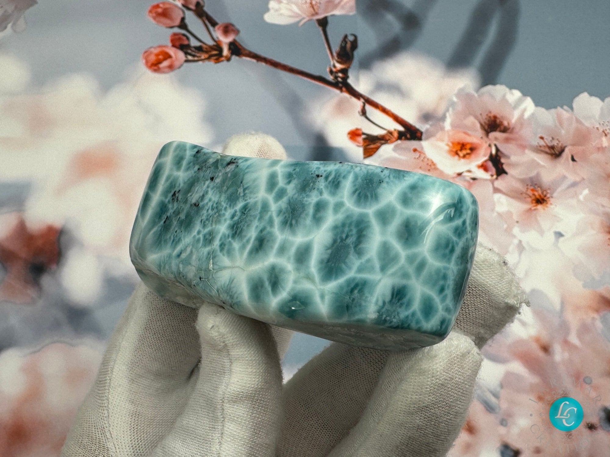 Larimar Cabochon Gemstone - Larimar Creations