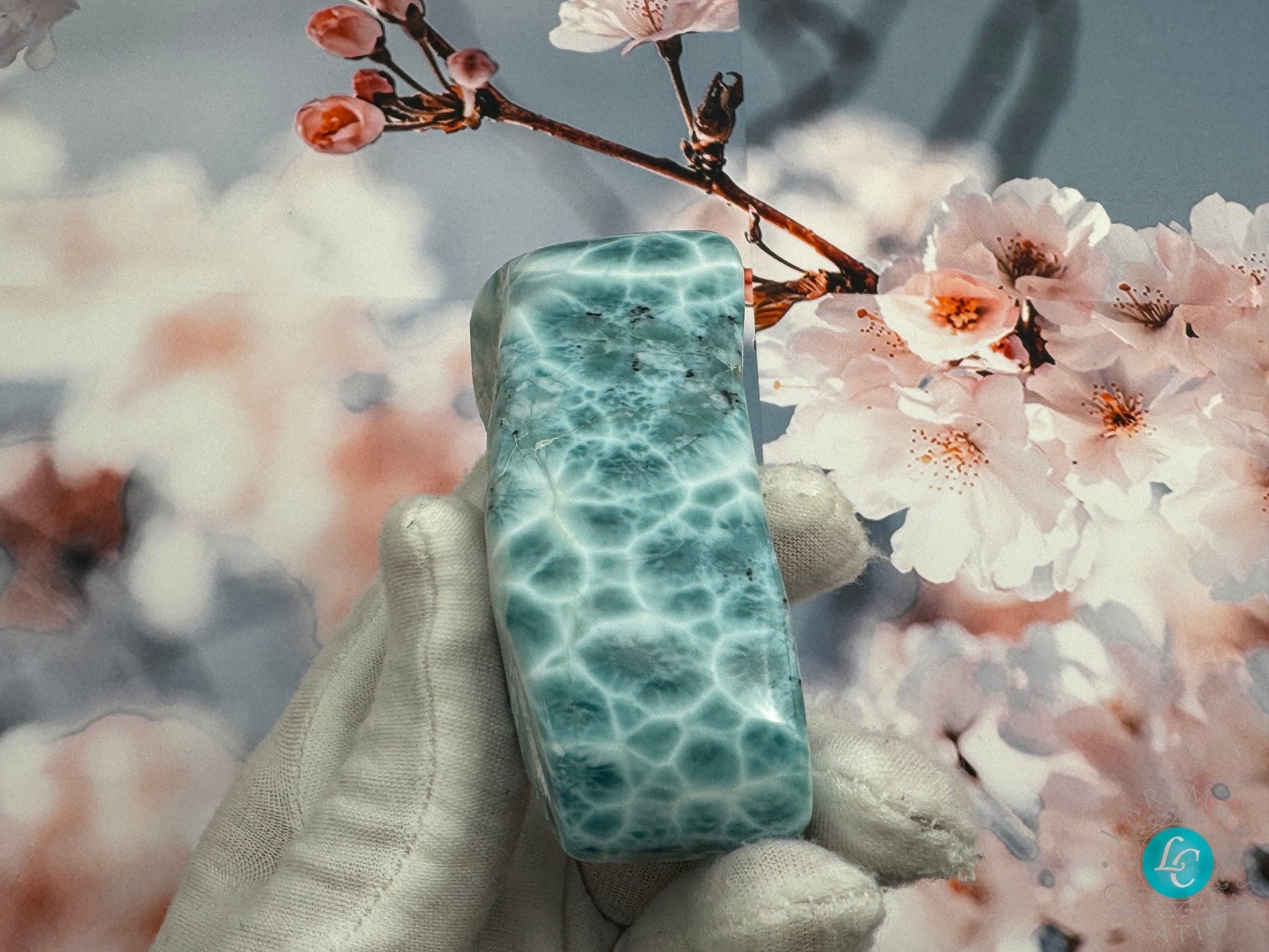 Larimar Cabochon Gemstone - Larimar Creations