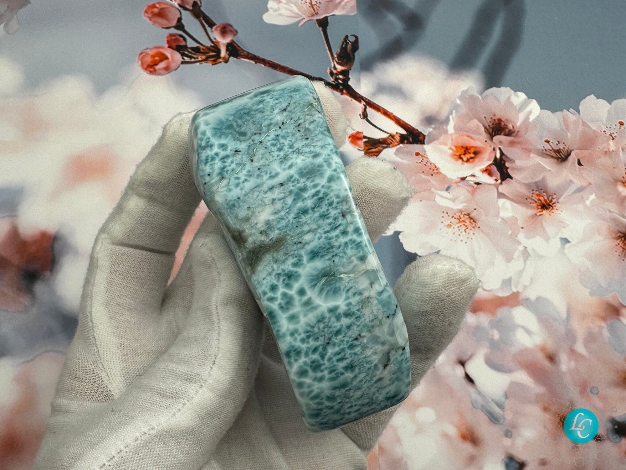 Larimar Cabochon Gemstone - Larimar Creations