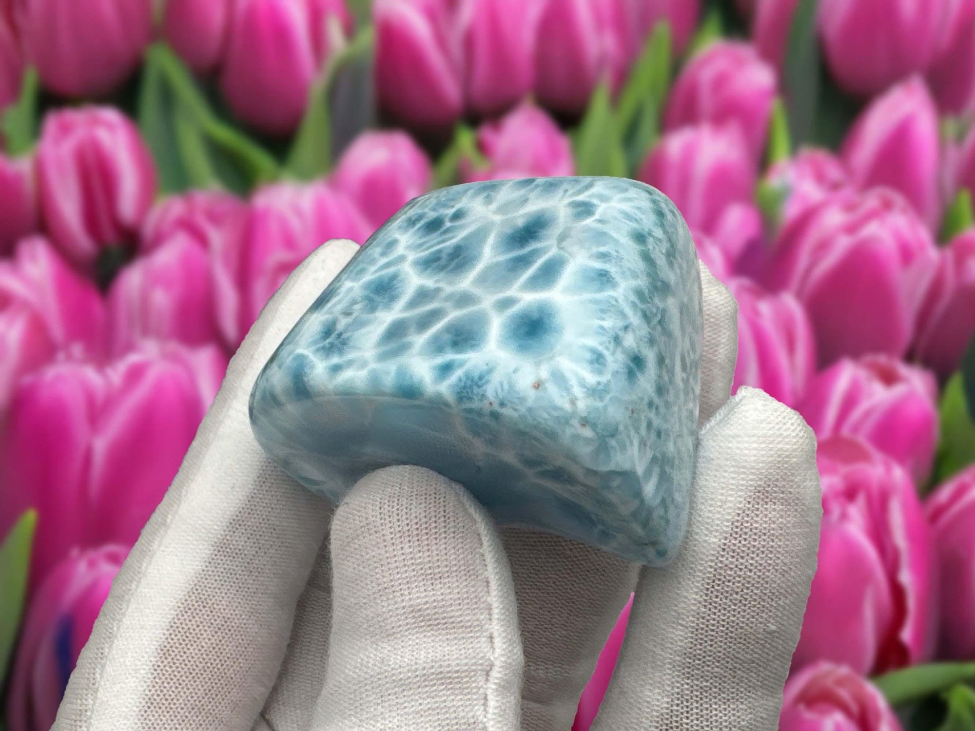 Larimar Cabochon small Collector&#39;s - Larimar Creations