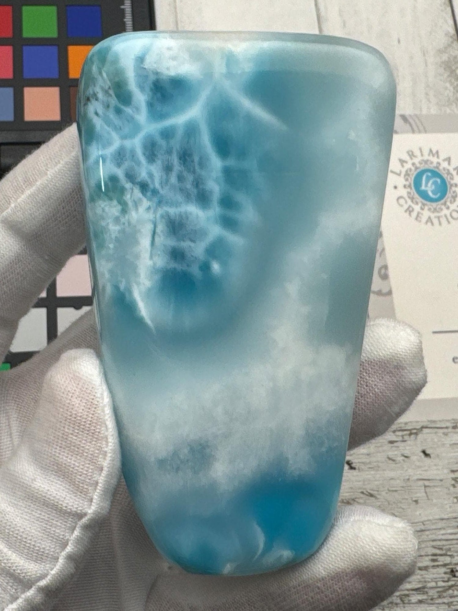 Larimar Cabochon super Blue Gemstone Collector's - Larimar Creations