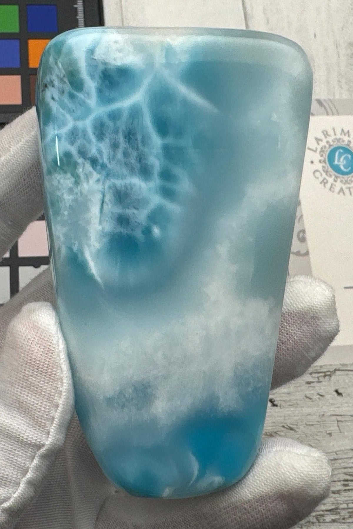 Larimar Cabochon super Blue Gemstone Collector's - Larimar Creations