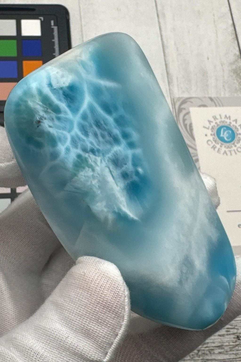 Larimar Cabochon super Blue Gemstone Collector's - Larimar Creations