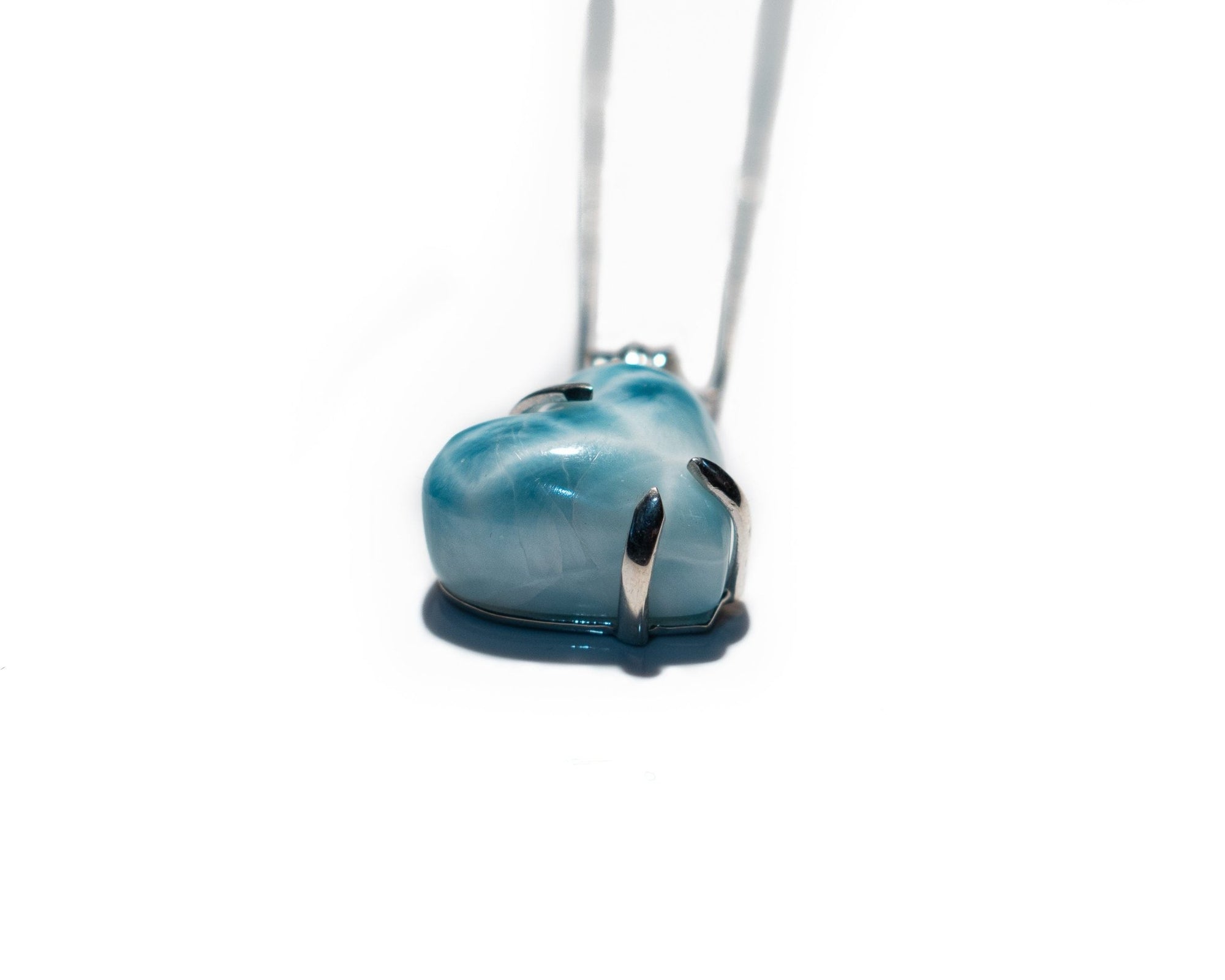 Larimar Heart Pendant - Larimar Creations