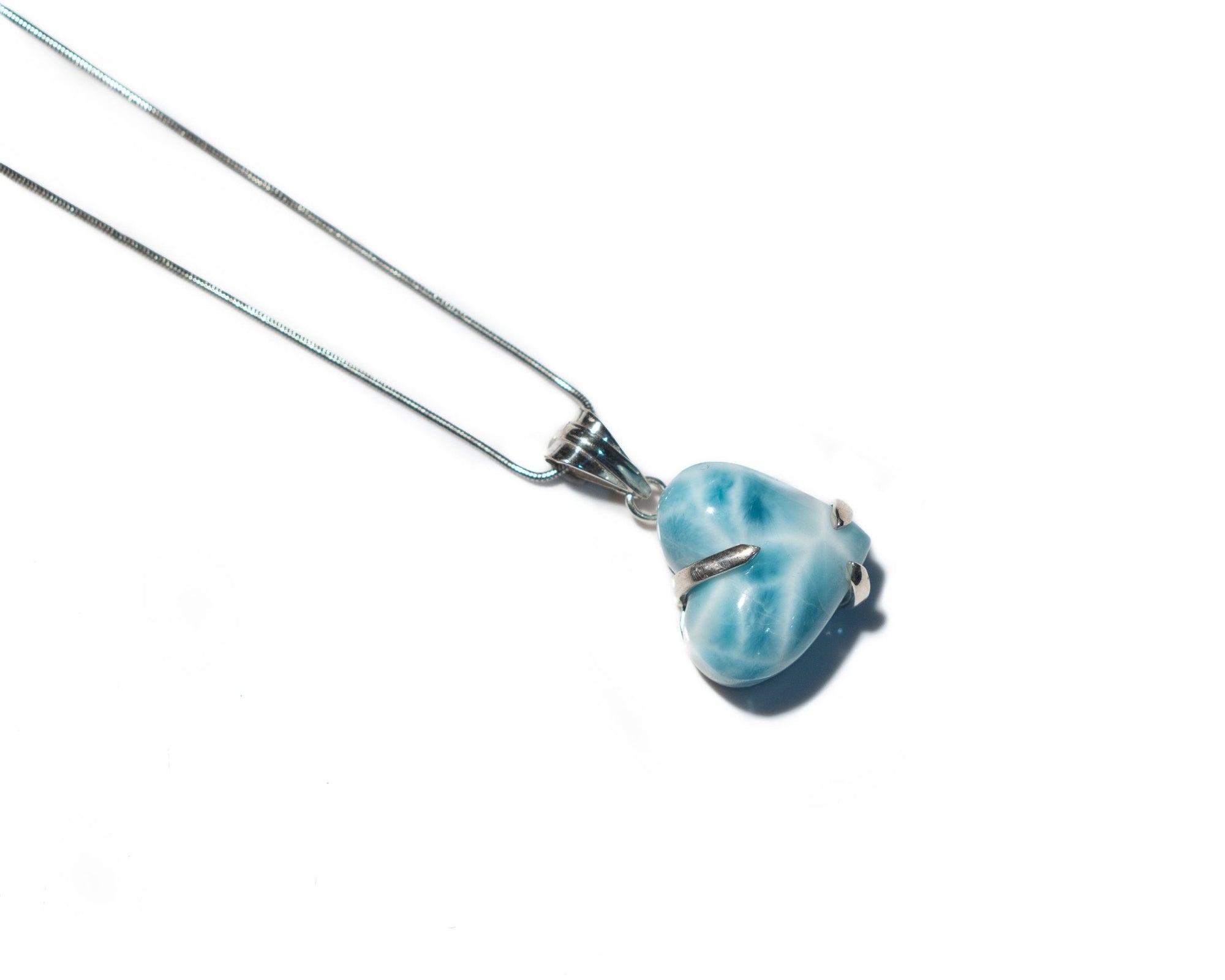 Larimar Heart Pendant - Larimar Creations