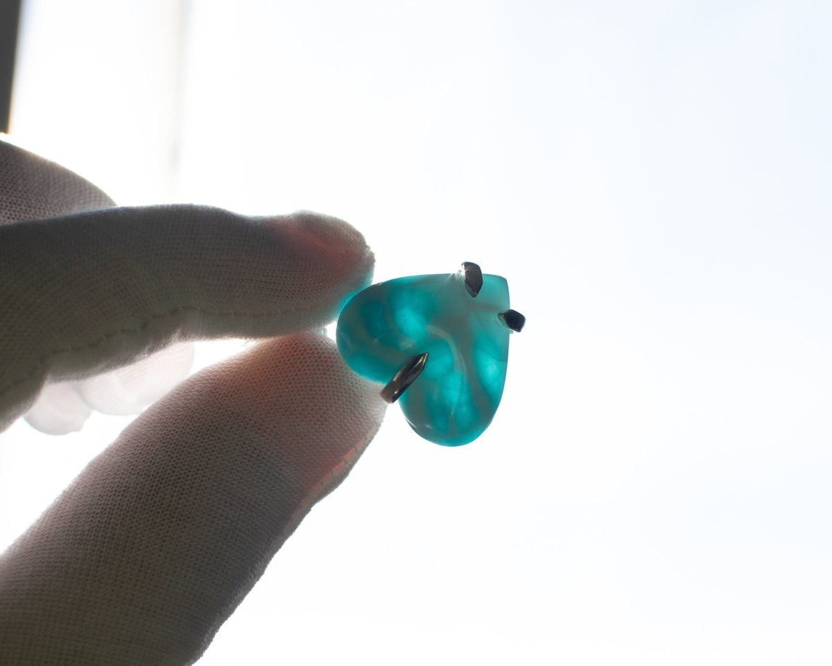 Larimar Heart Pendant - Larimar Creations