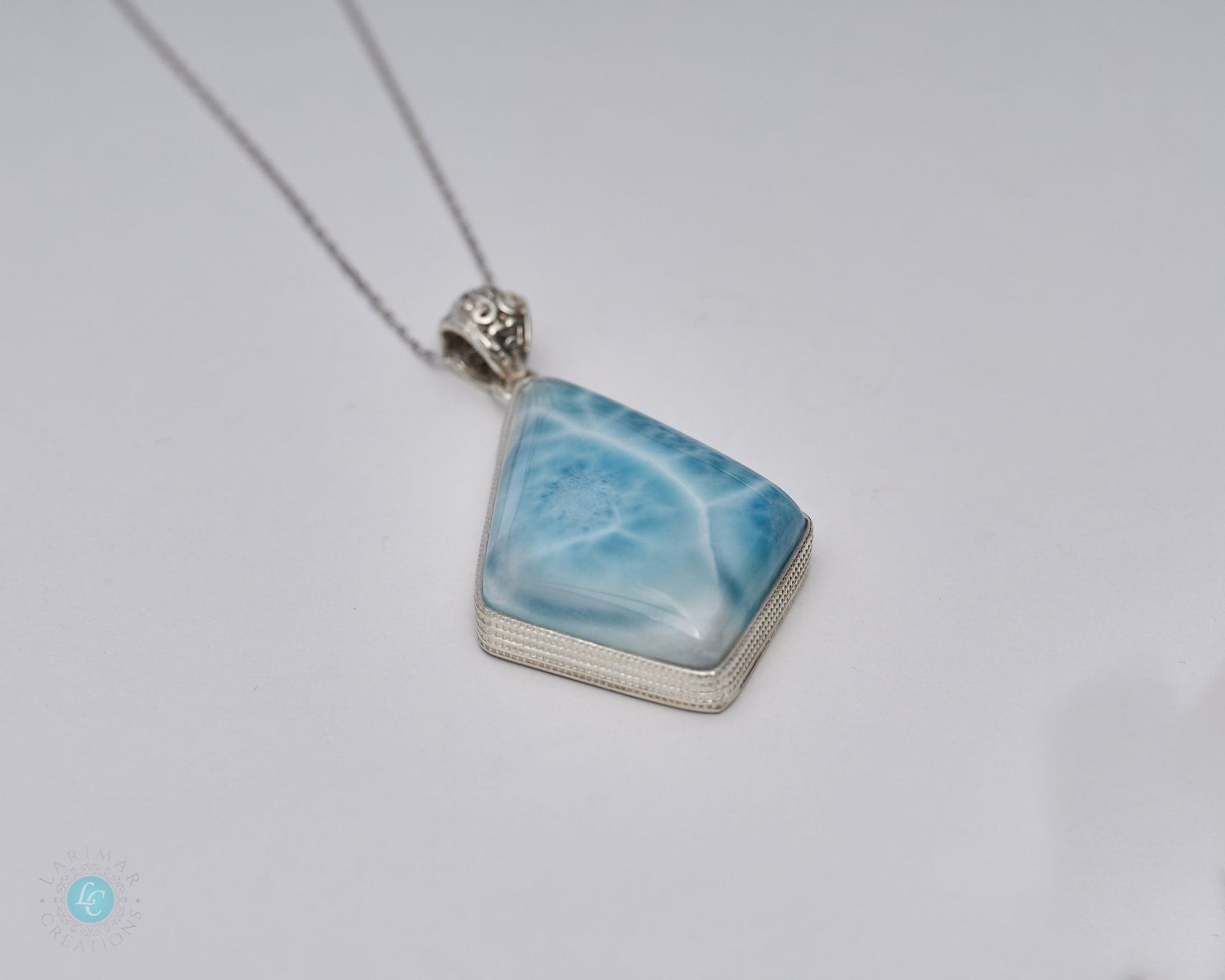 Larimar Pendant - Larimar Creations