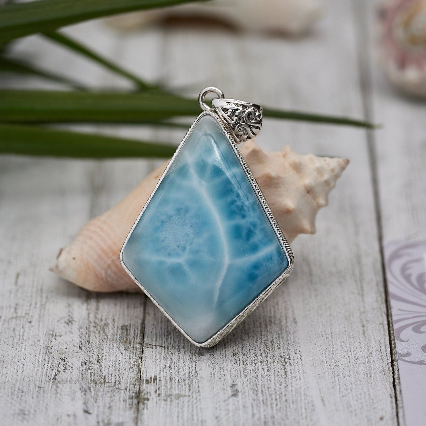 Larimar Pendant - Larimar Creations