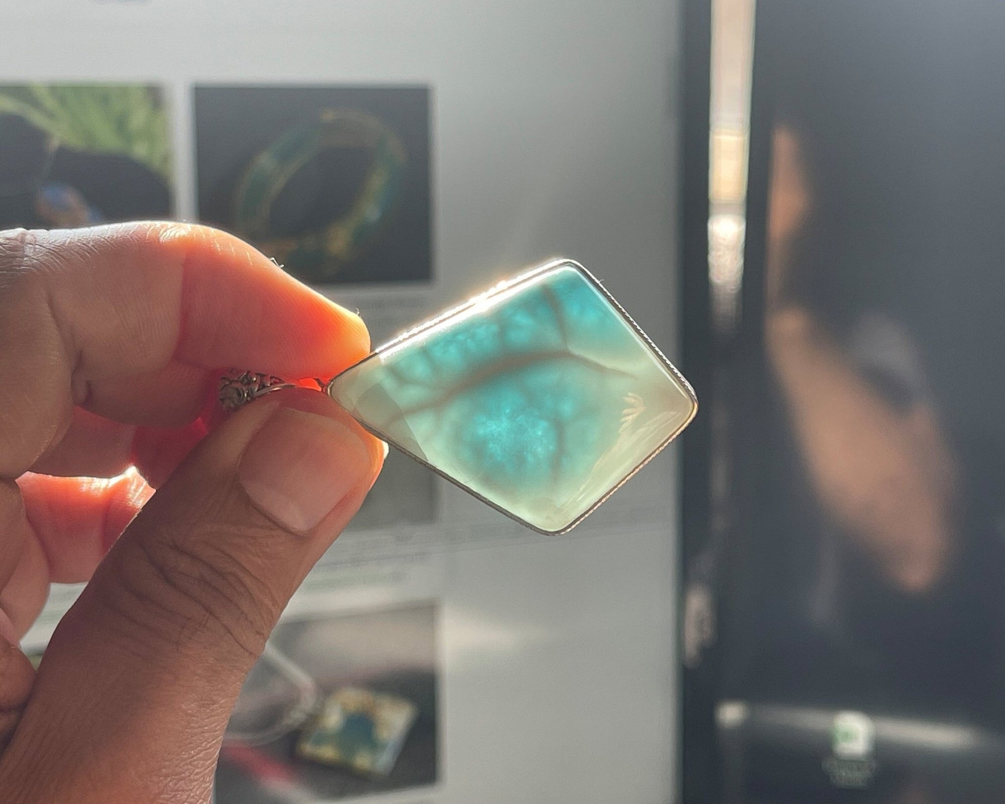 Larimar Pendant - Larimar Creations