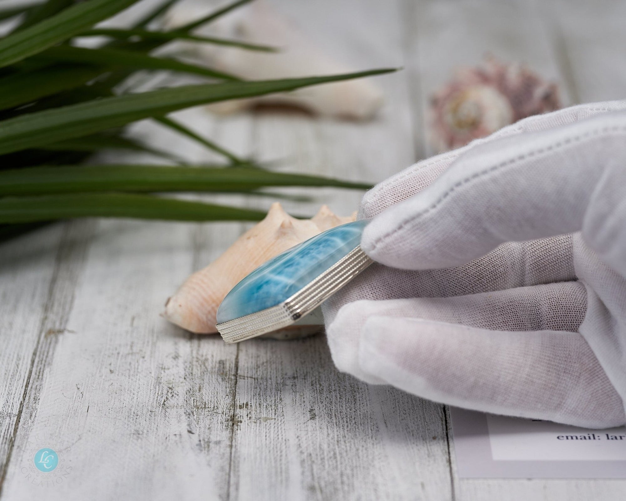 Larimar Pendant - Larimar Creations