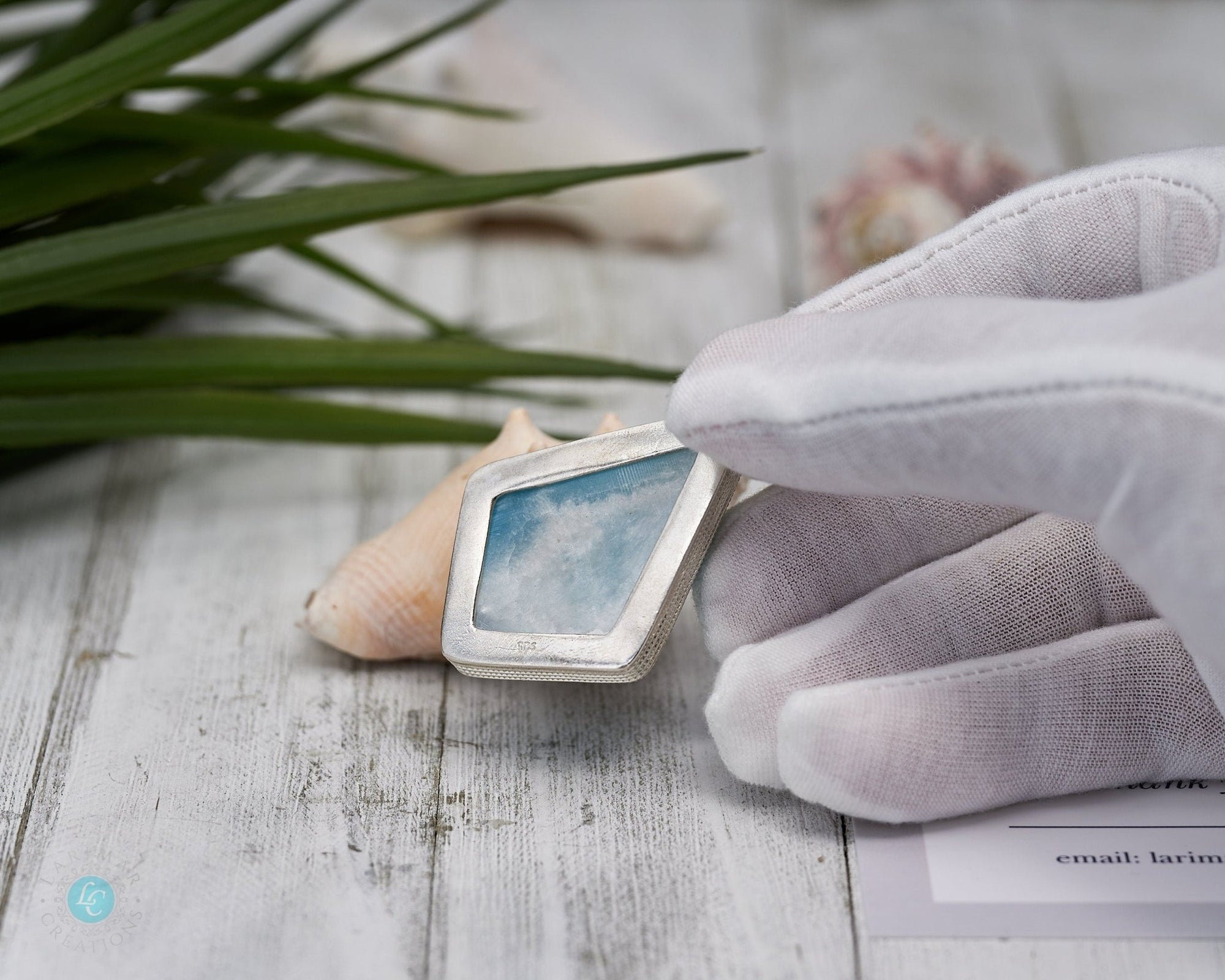 Larimar Pendant - Larimar Creations