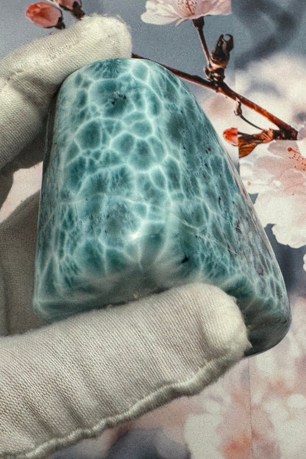 Natural Larimar Cabochon - Larimar Creations