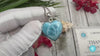 Larimar Heart Necklace: 925 Sterling Silver Caribbean Gemstone