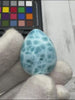 Larimar Cabochon, Natural Dominican Blue Larimar, teardropl Healing Stone, Handmade Jewelry Supplies, Vibrant Blue Gemstone