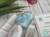 Larimar heart Pendant 925 Sterling Silver, Larimar Necklace, Dominican Larimar Jewelry, Heart Pendant, Larimar heart pendant, Gift for her