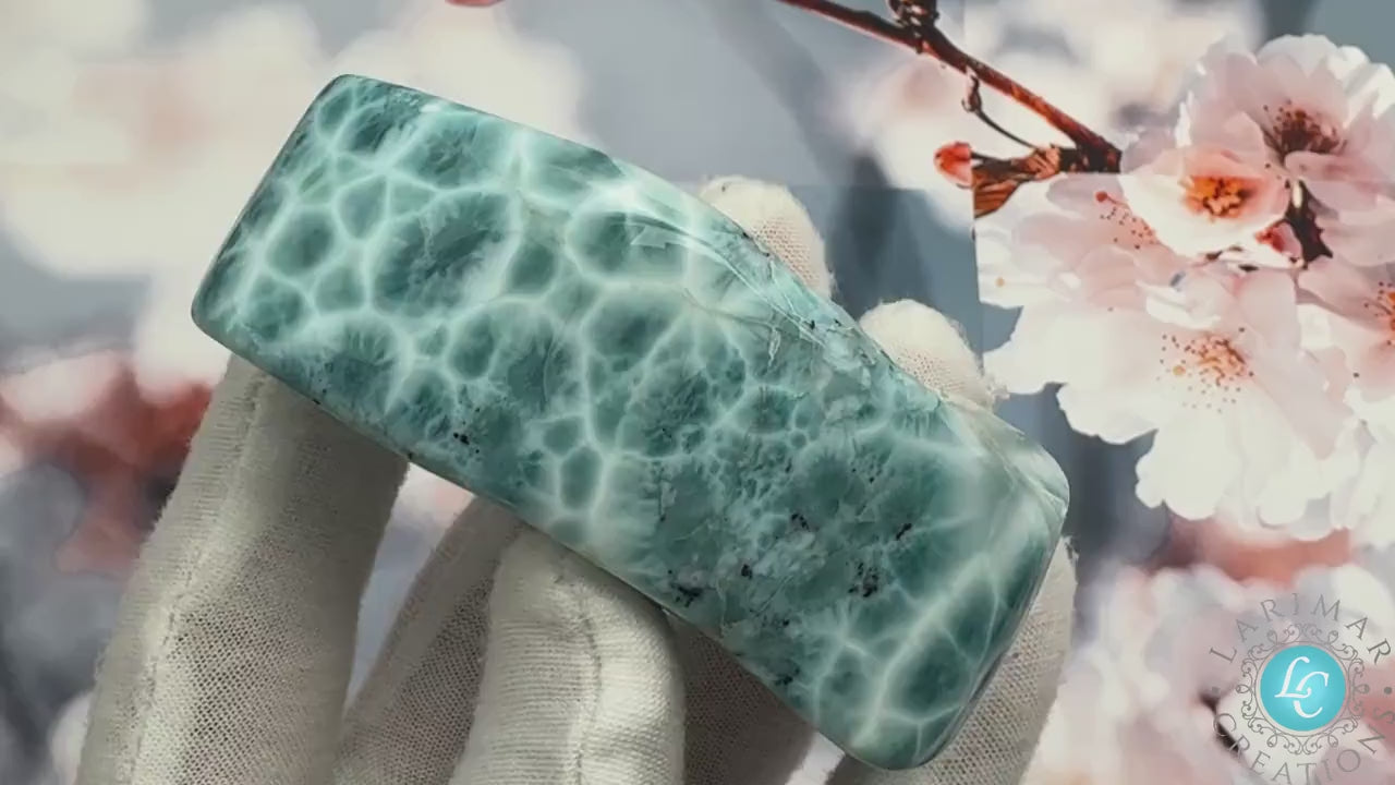 Natural Polished Larimar Cabochon all sides polished Larimar, High quality Larimar, dominican larimar gemstone, Raw polished larimar stone