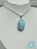 Handmade Larimar Pendant | 925 Sterling Silver, Dominican AAAA+ Gemstone