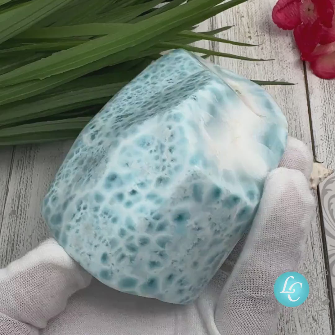 Larimar stone free form, Handmade full polished , AAA Larimar cabochon top quality AAA Pendant, Larimar Necklace, Blue Larimar cabochon