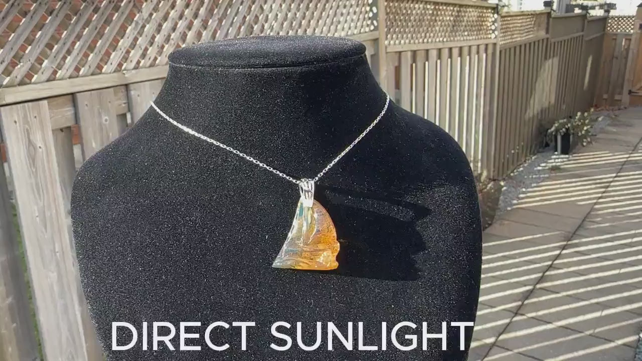 Authentic Blue amber pendant dominican sailing boat, blue amber sailor gift pendant, handmade boat carved cobochon very nice blue