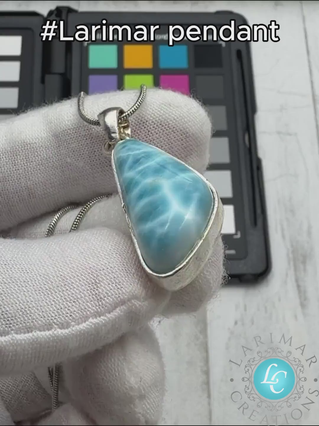 AAAA Larimar Teardrop Pendant 925 Sterling Silver Ocean Blue Gemstone Jewelry Bohemian Necklace Gift
