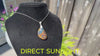 Dominican Blue Amber Sterling Silver Pendant Necklace: 39 Carat Gemstone