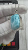 Larimar Pendant Necklace, Sterling Silver Handmade Gemstone Jewelry, AAA Quality Healing Crystal Gift for Her