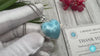 Larimar Heart Pendant: 925 Sterling Silver Caribbean Gemstone