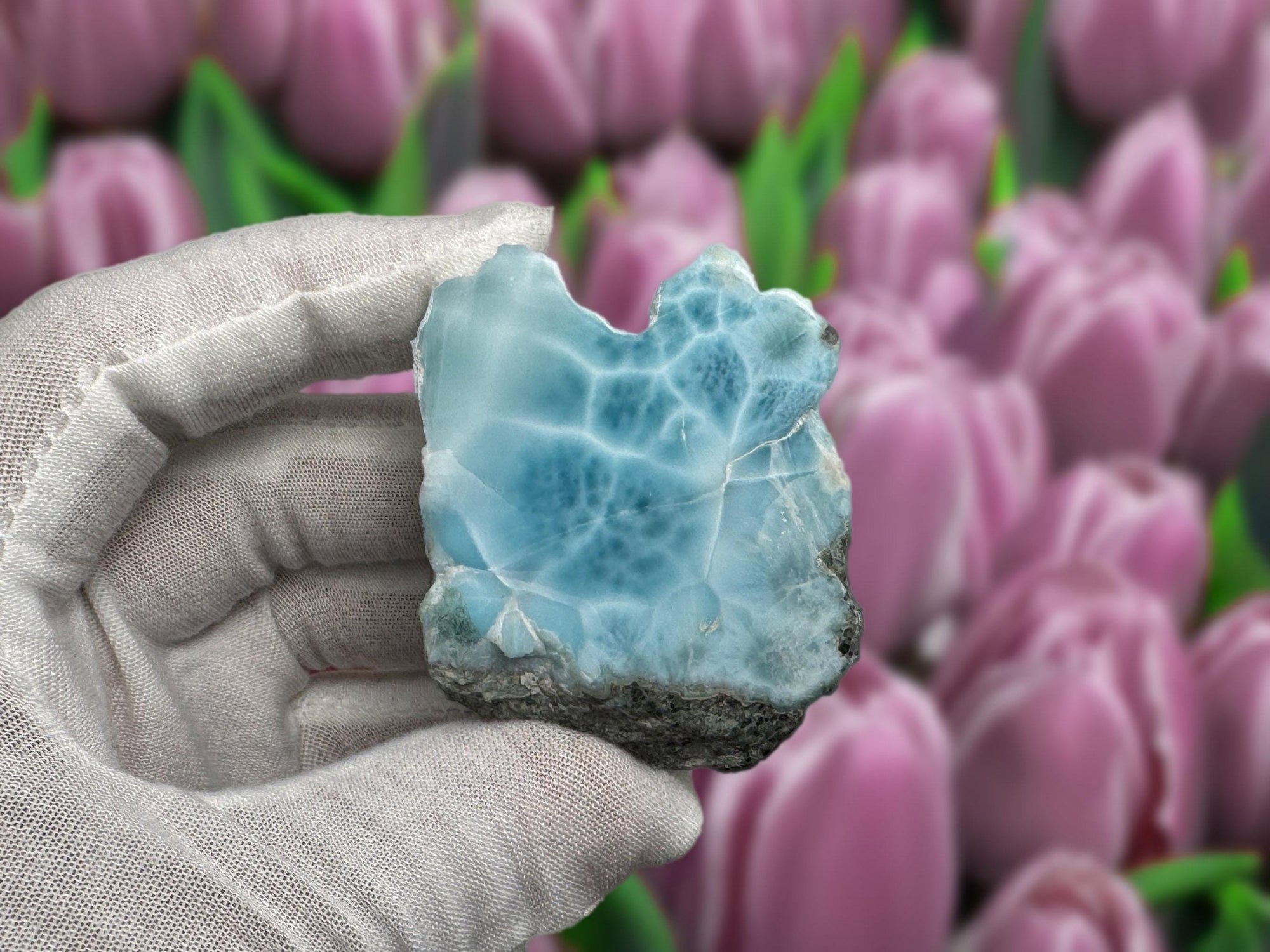 Small Larimar Cabochon - Larimar Creations