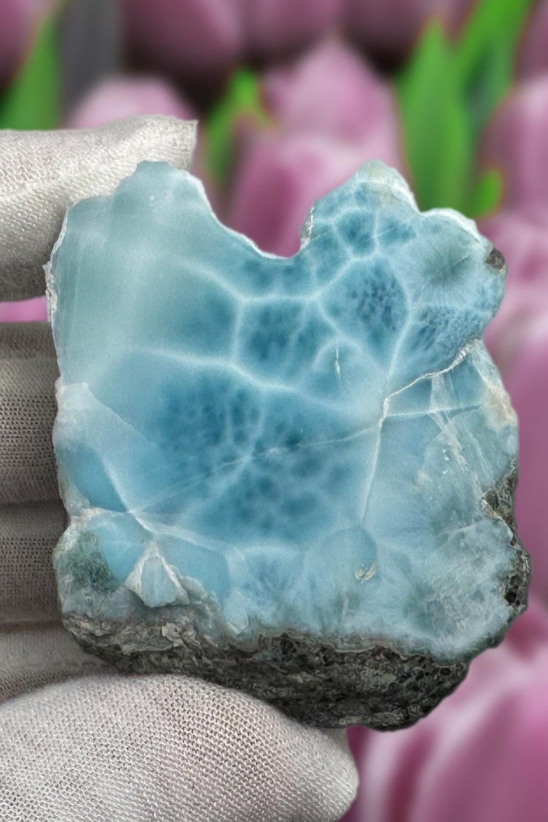 Small Larimar Cabochon - Larimar Creations