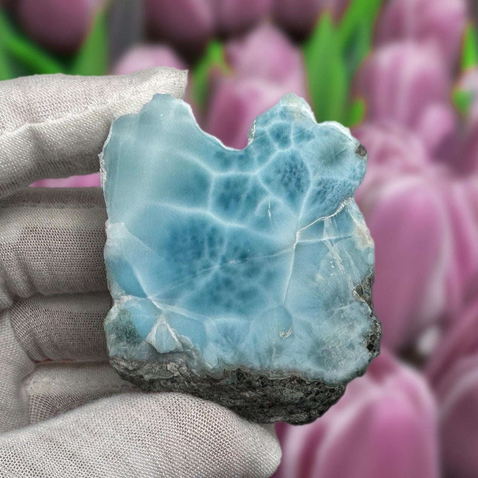 Small Larimar Cabochon - Larimar Creations