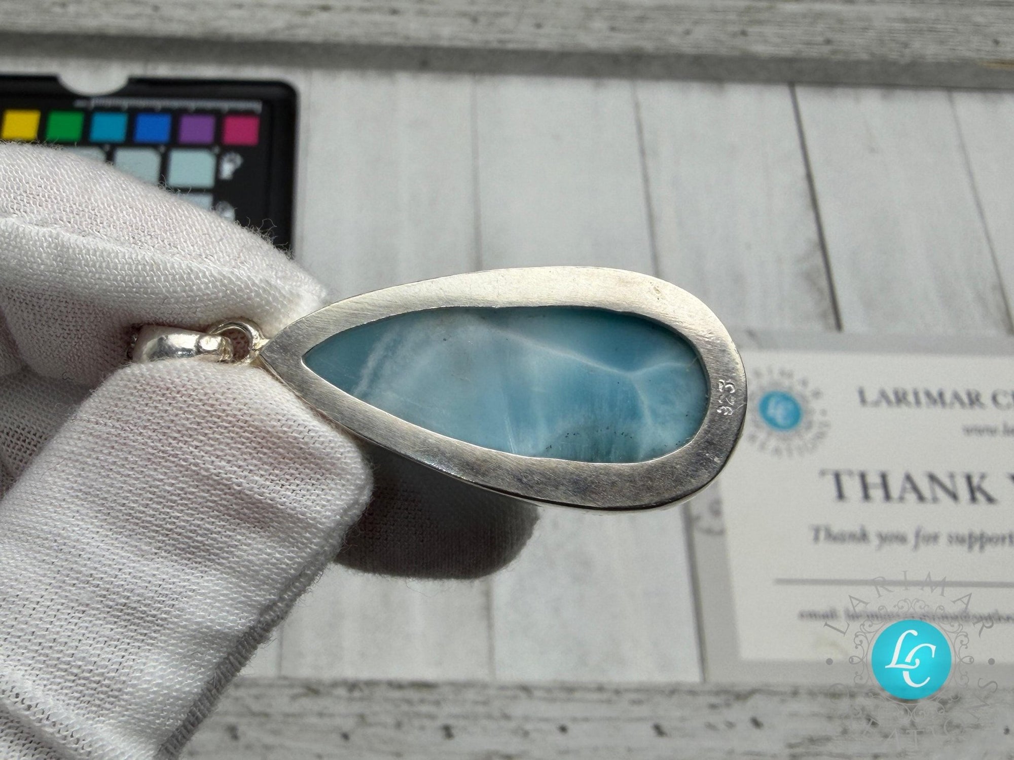 Super Larimar Palm Stone,AAA Larimar - Larimar Creations