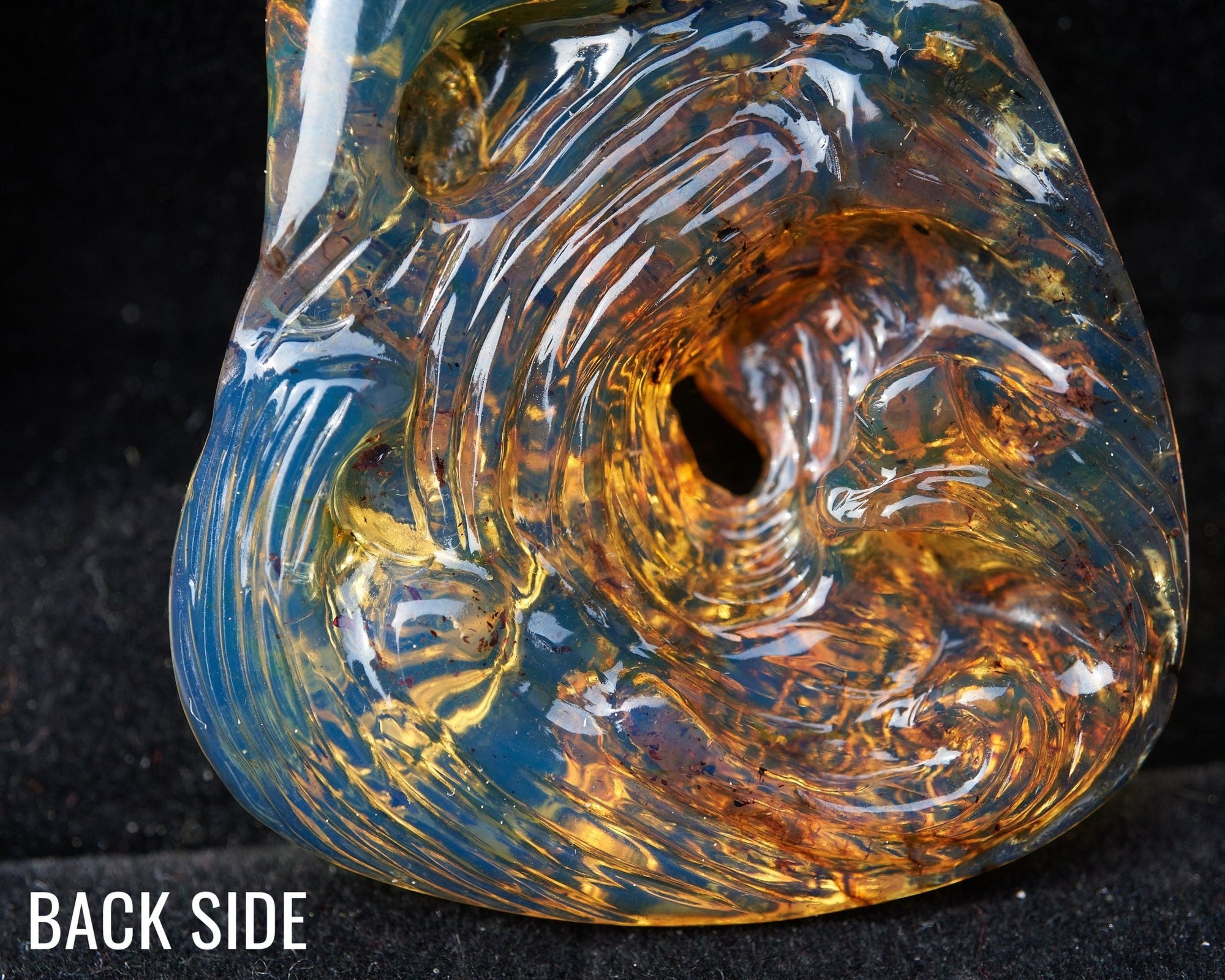 This is a rare, authentic Dominican blue amber - Larimar Creations