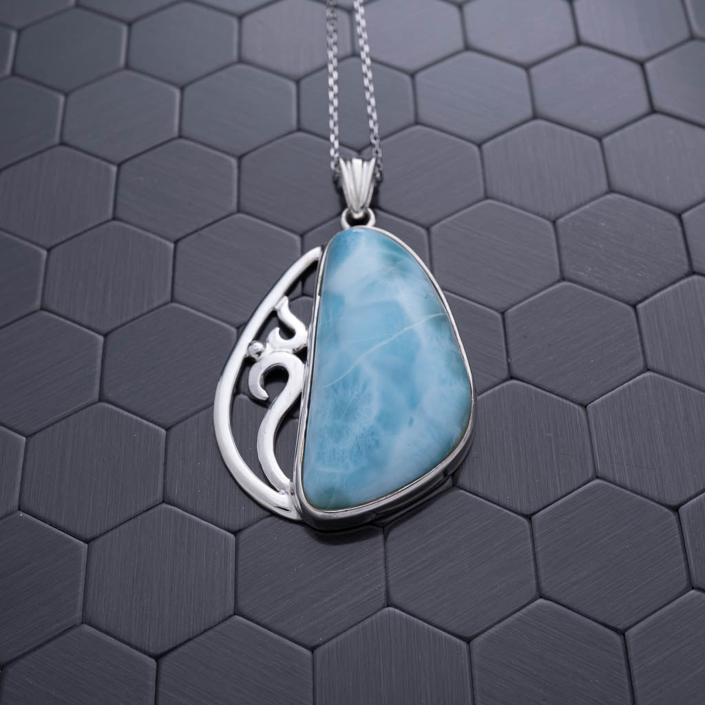 Larimar Pendant, Angelica