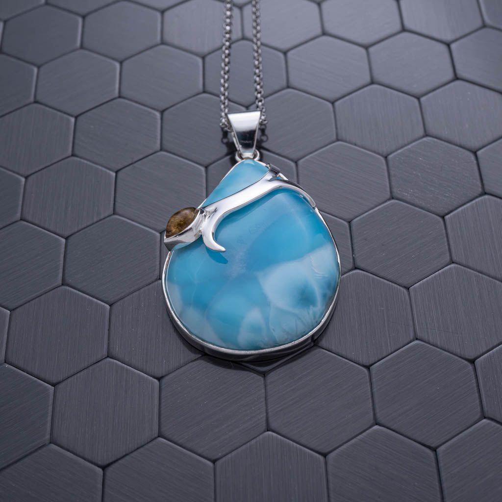 Larimar Pendant, Clara