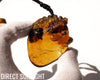 Heart Pendant made in Dominican amber