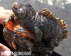 Green Amber Dominican Iguana Carving
