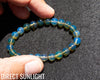 Blue Amber Dominican Beads Bracelet AA