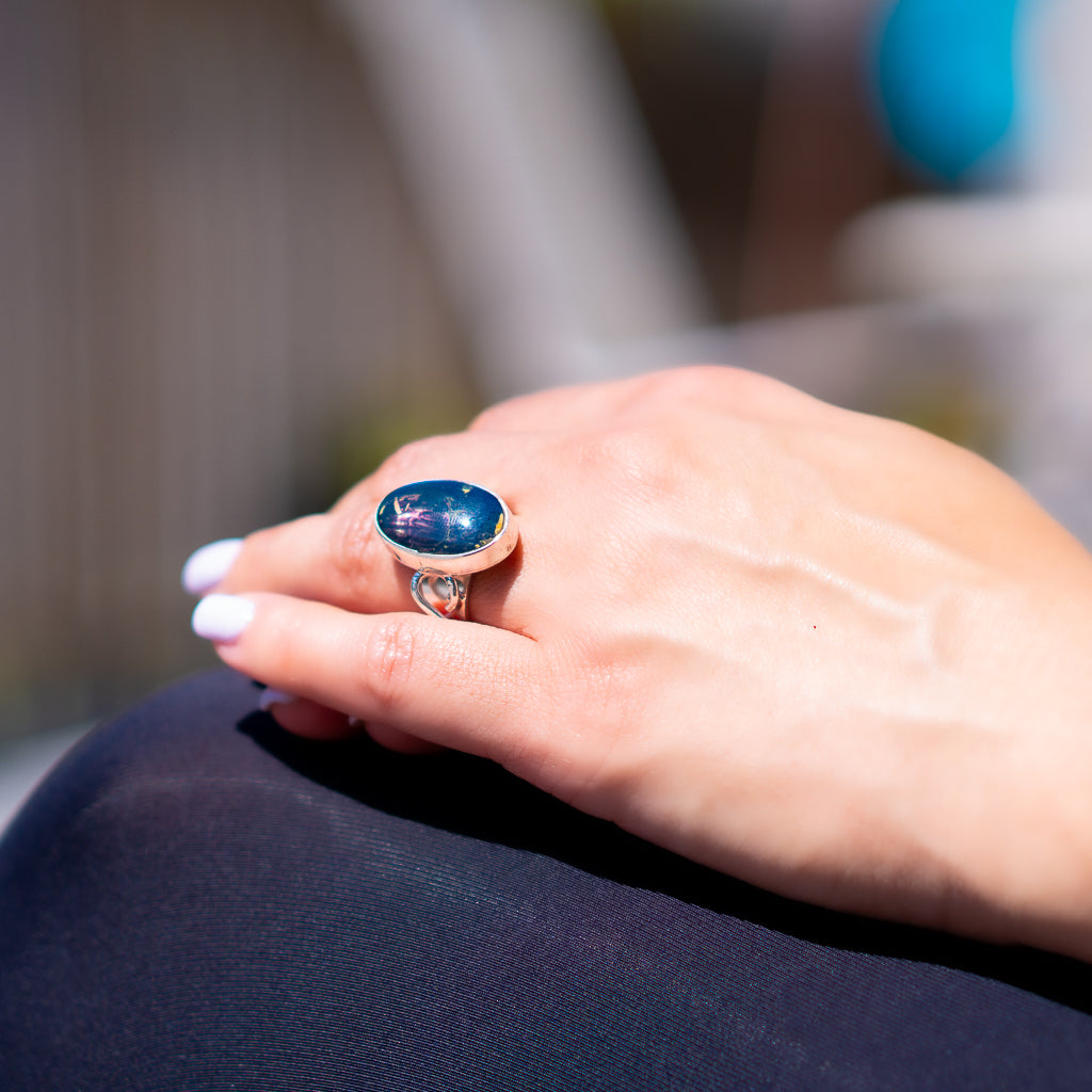 Blue Amber Ring, Amariah