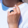 Blue Amber Ring, Atonia