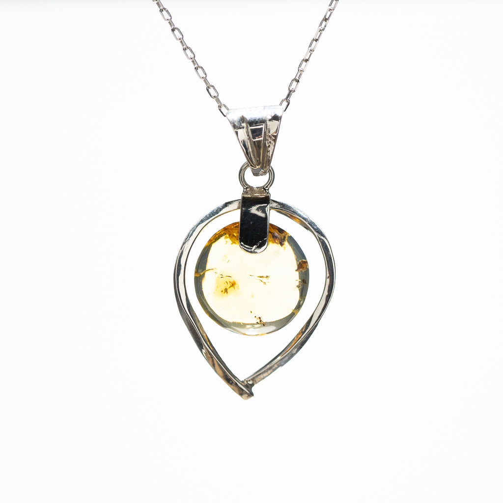 Blue Amber Pendant, Vitalija